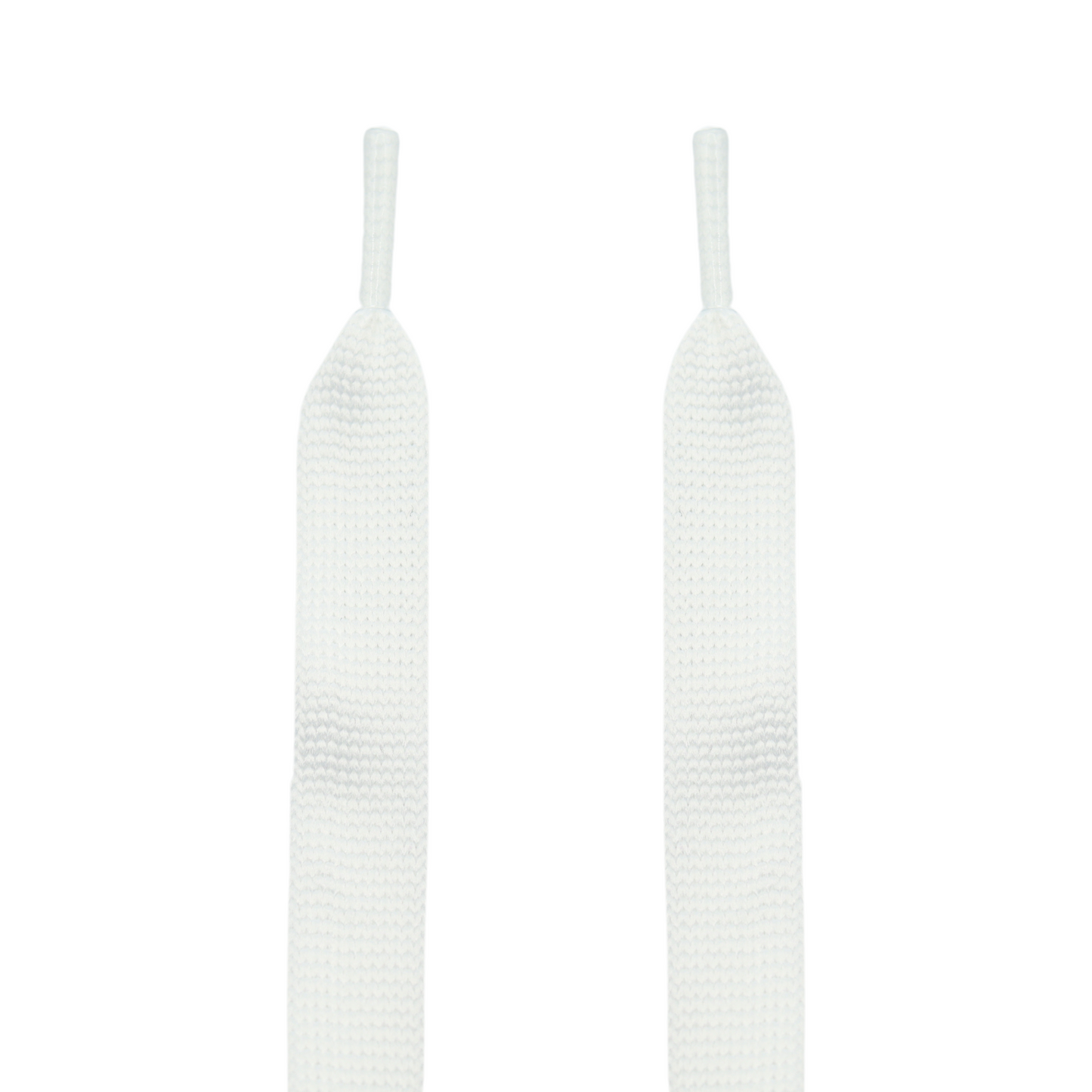 Alexander McQueen Thick White Flat Shoelaces